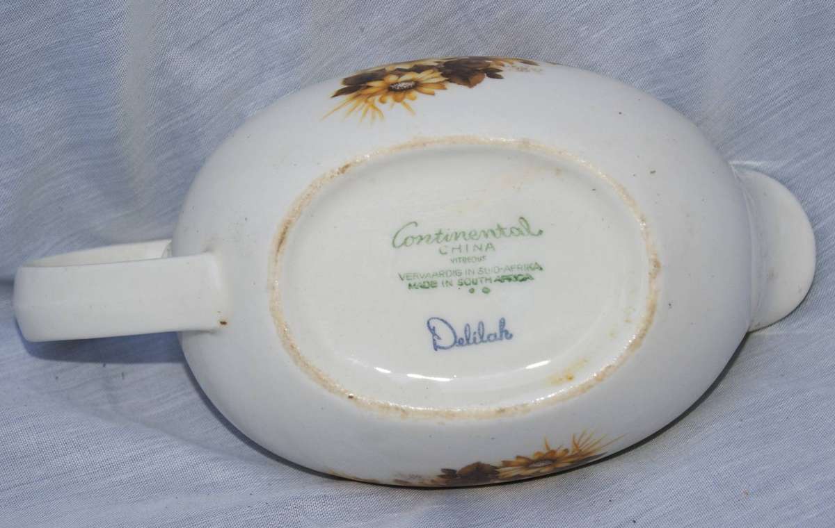 Continental China Delilah Pattern Gravy Boat