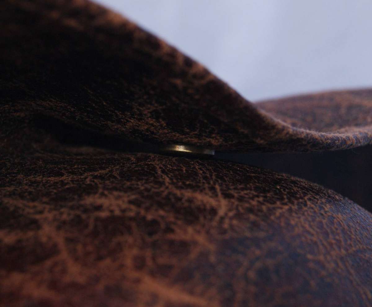 Leather Look Hat