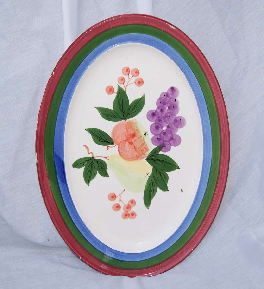Hand Painted Porcelain Serving Dish