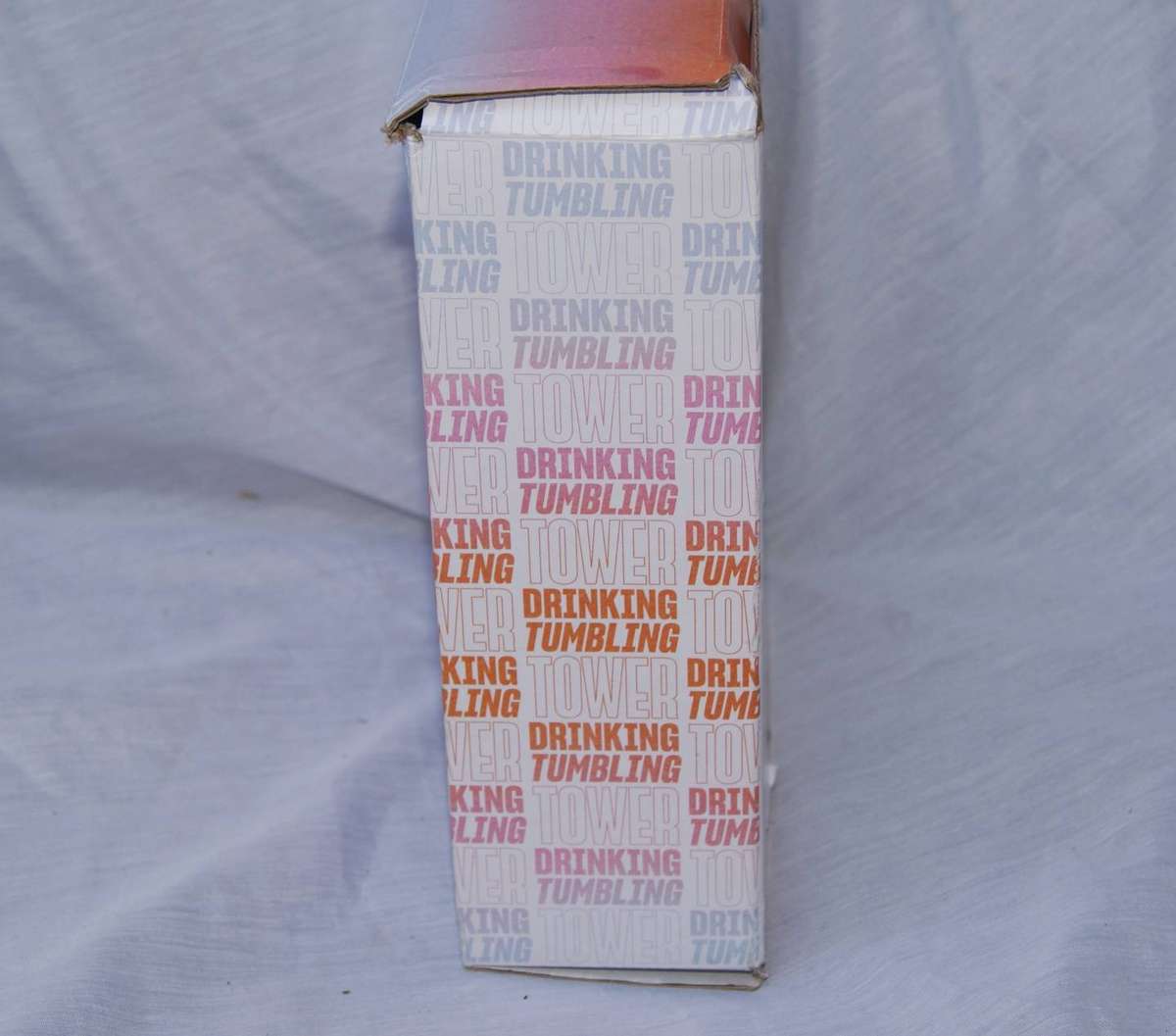 Typo Drinking Tumbling Tower Game