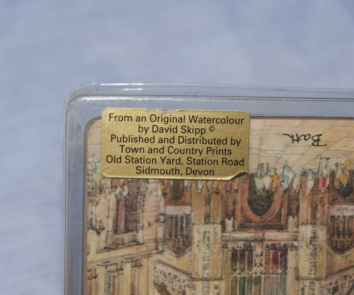 Set of 6 Local View "Bath" Coasters