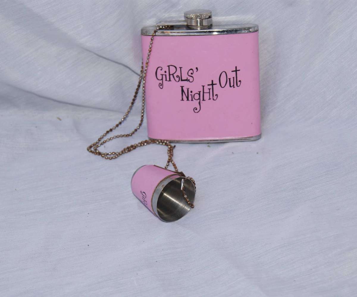 Girls Night Out Flask and Shot Glass