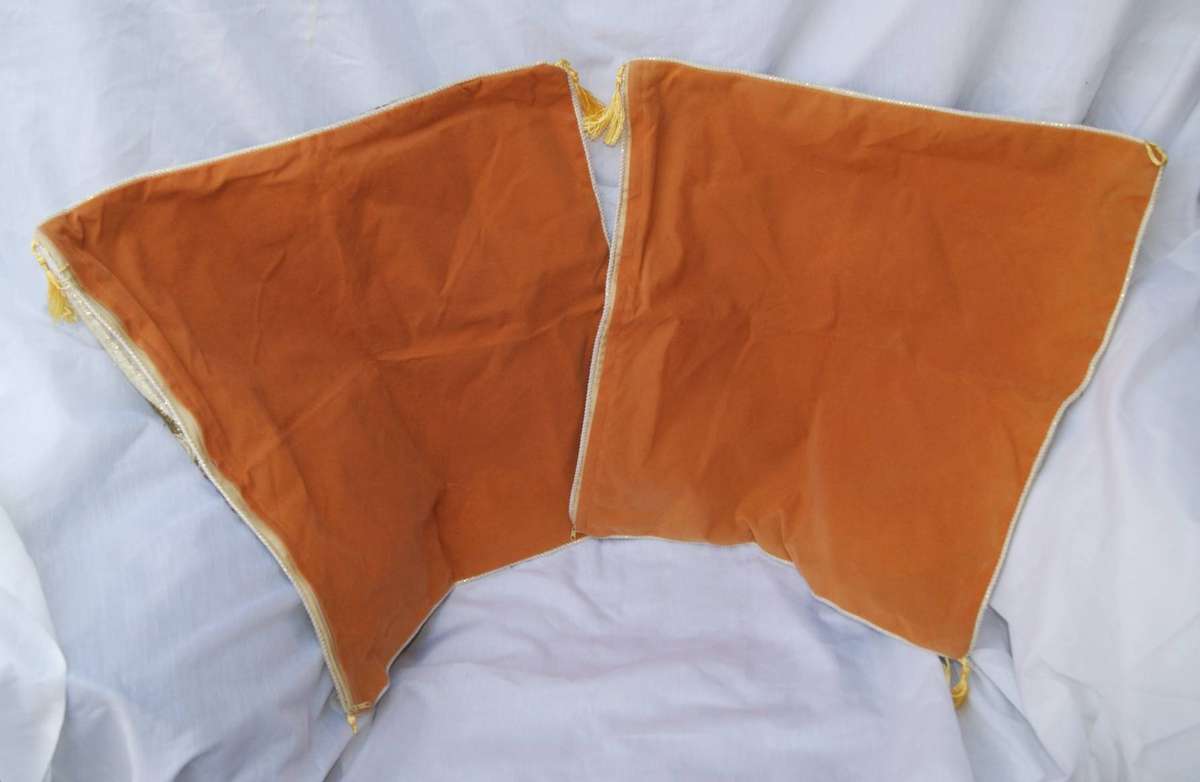Pair of Embroidered Scatter Cushion Covers