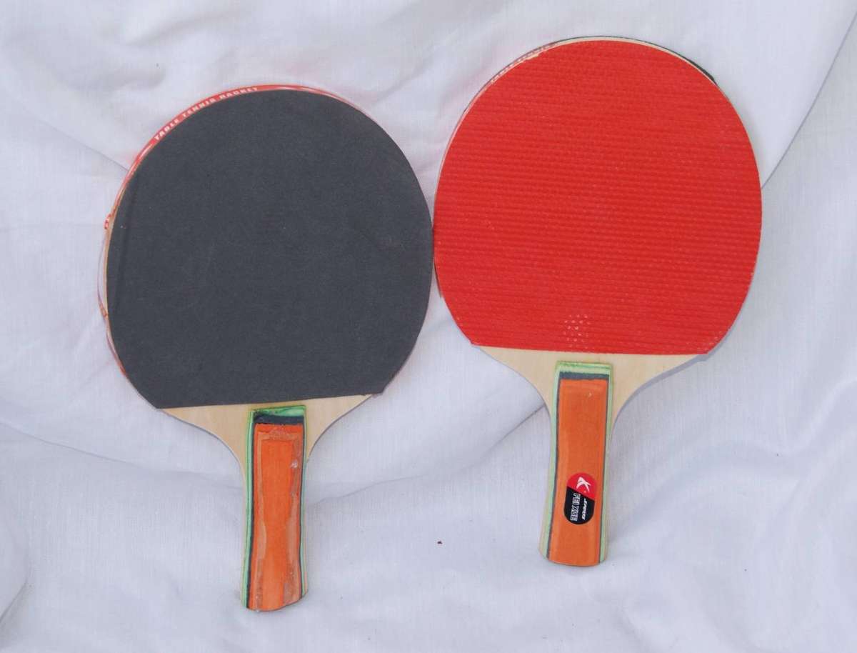 Pair of Fei Xue Table Tennis Rackets