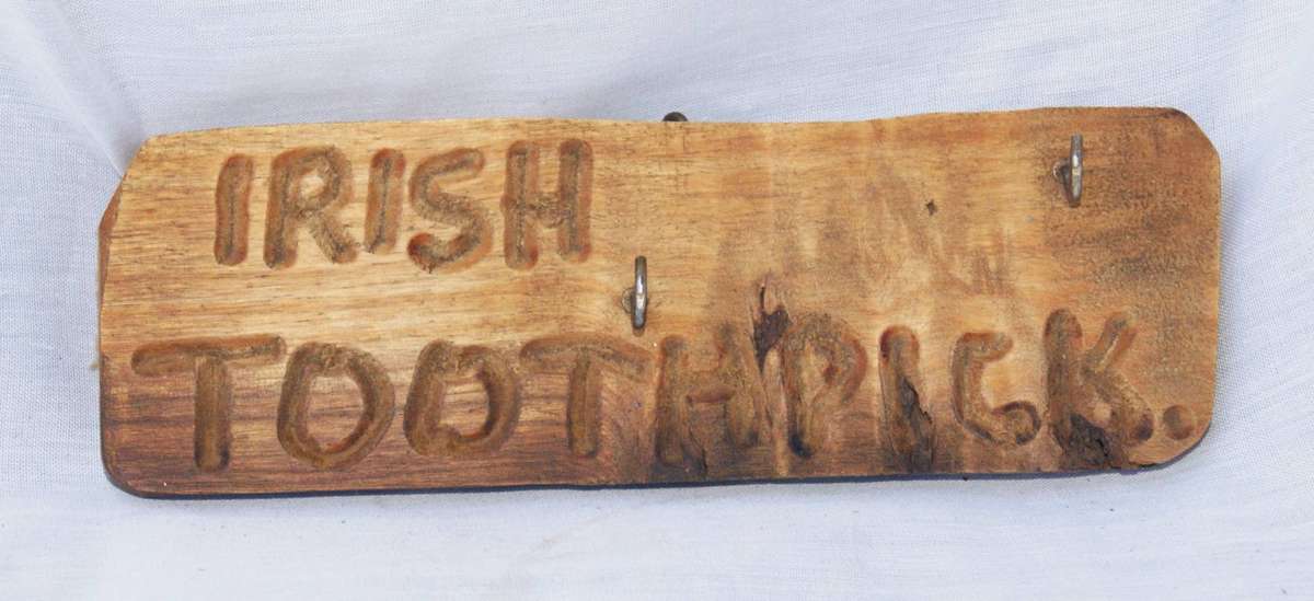 Irish Toothpick Wall Hanging