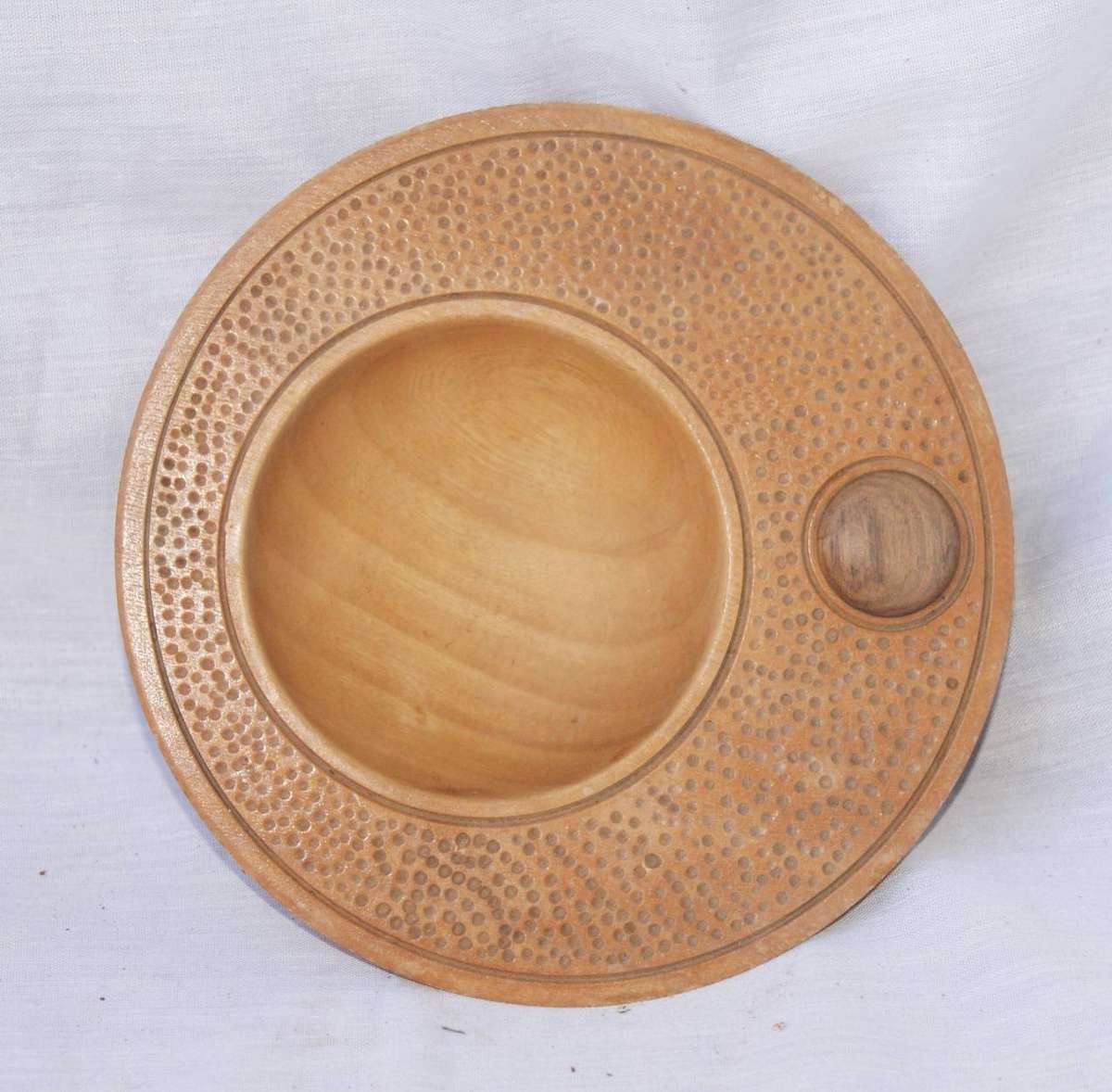 Vintage Hand Turned Wooden Dish