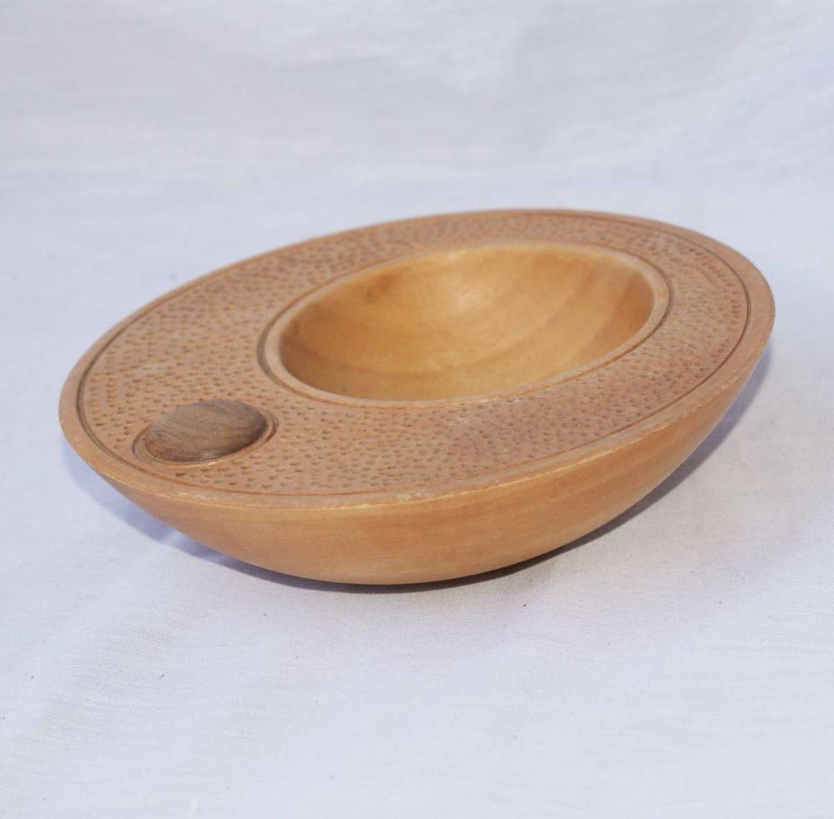 Vintage Hand Turned Wooden Dish