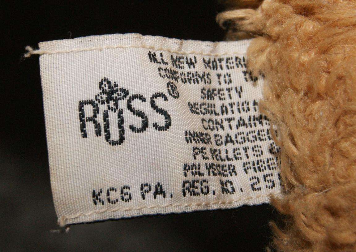 Plush Russ bear with bee on nose (damaged bee) @ Crazy R1 start