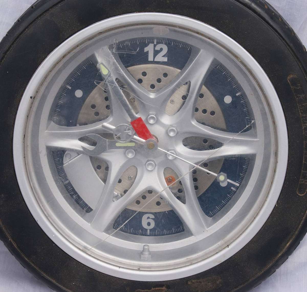 Wheel Clock for Man Cave
