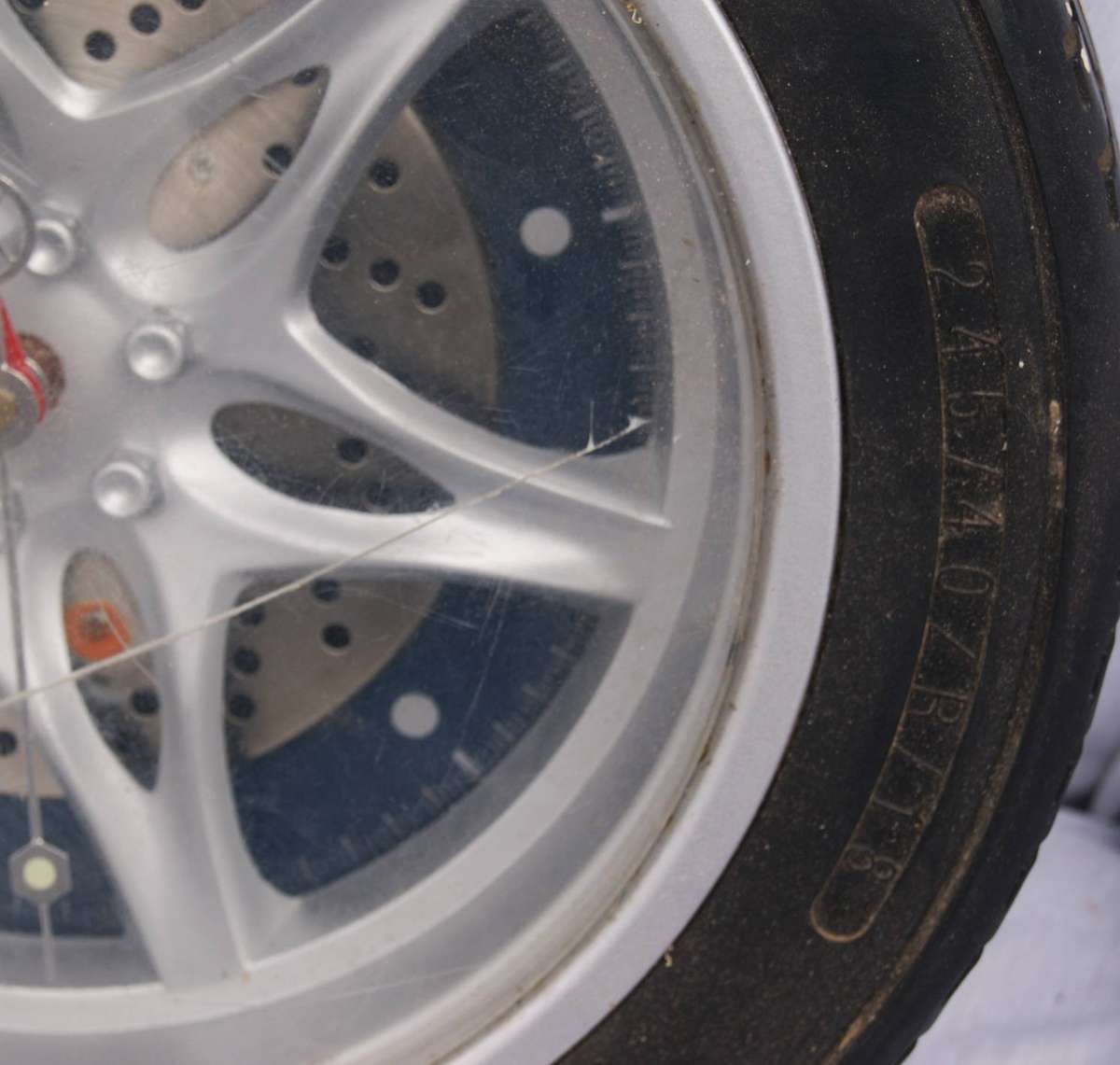 Wheel Clock for Man Cave