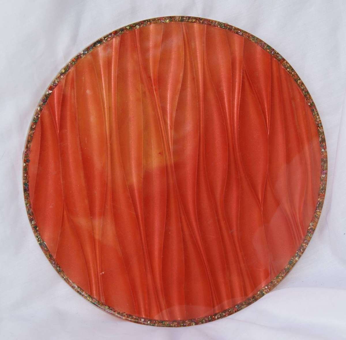 Epoxy Resin Decorative Plate (Round Shape)