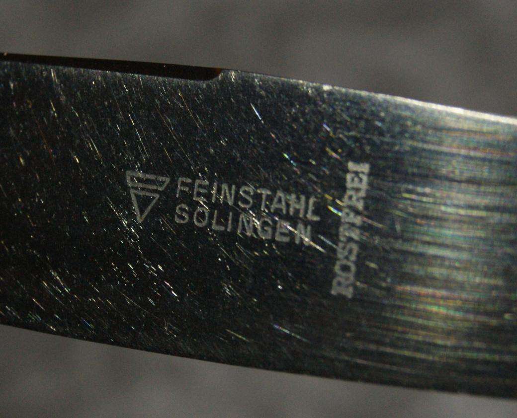 Pair of vintage Feinstaht Solingen knives (handles marked 100) @ crazy R1 start