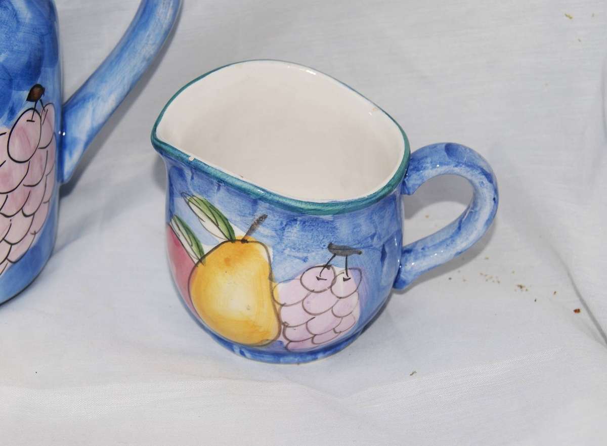 Hand Painted Ceramic 5 Piece Tableware Set