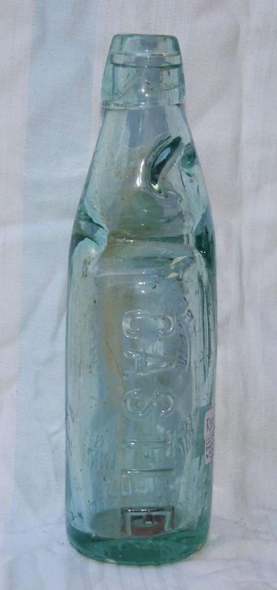 Rare vintage Castle Mineral Water bottle