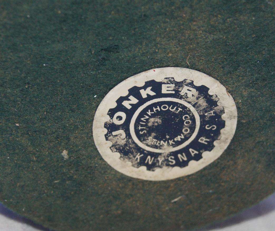 Vintage Jonker Stinkwood double nut bowl Knysna, South Africa