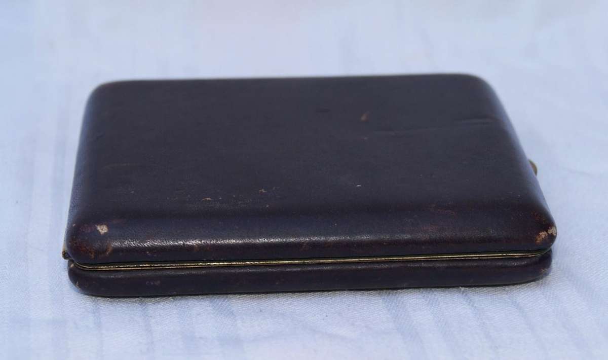 Vintage Leather Cigarette Case
