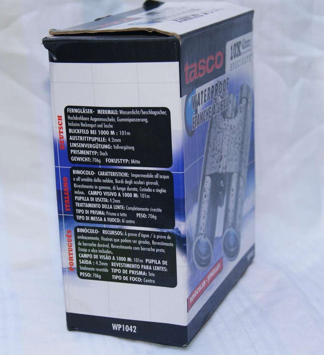 Tasco 10x42 Waterproof Binoculars  Specialty Series (Model WP1042)