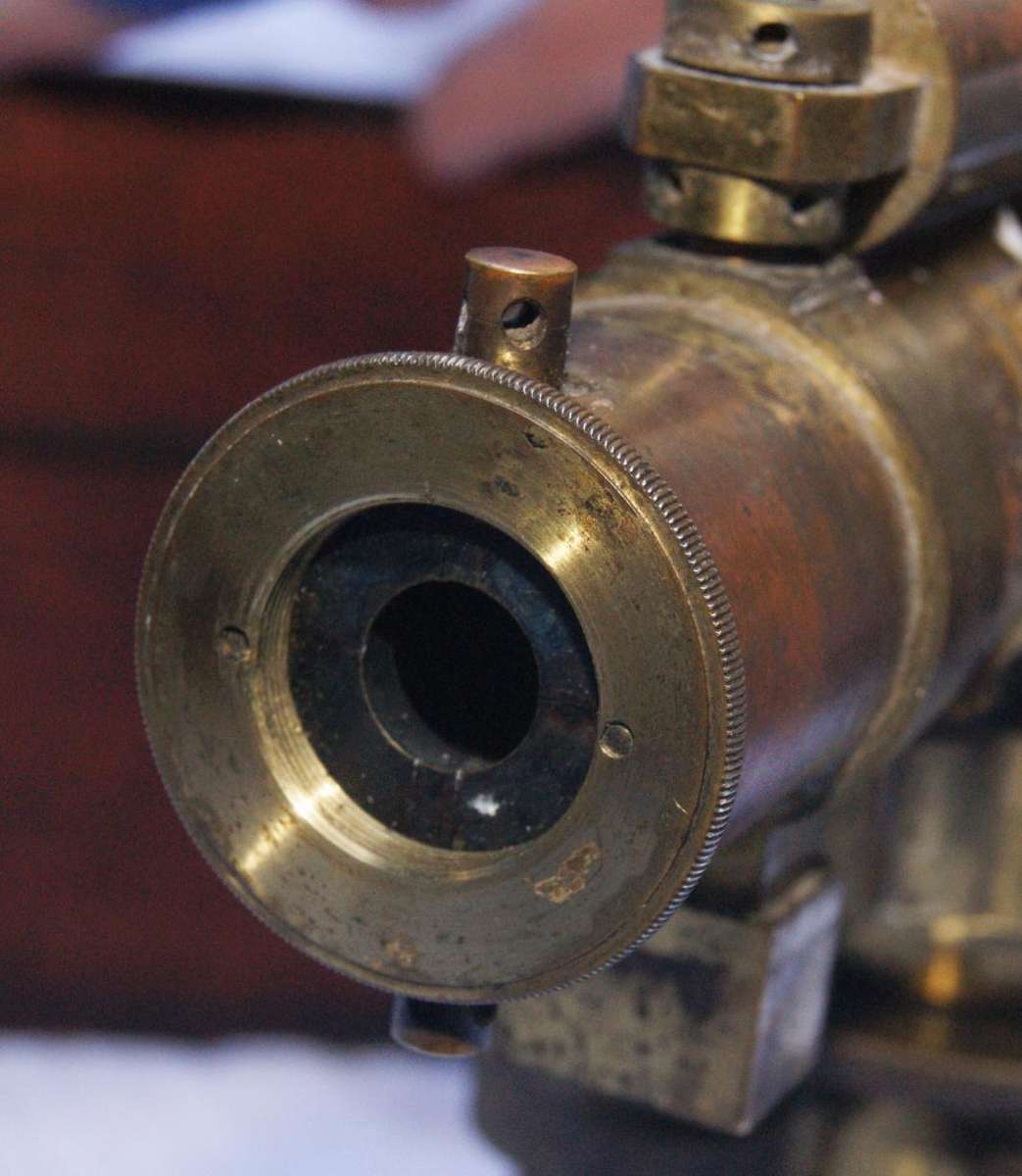 Antique Negretti & Zambra Surveyors Level in Original Wooden Box