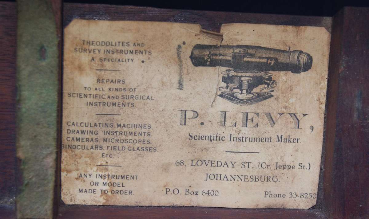 Antique Negretti & Zambra Surveyors Level in Original Wooden Box