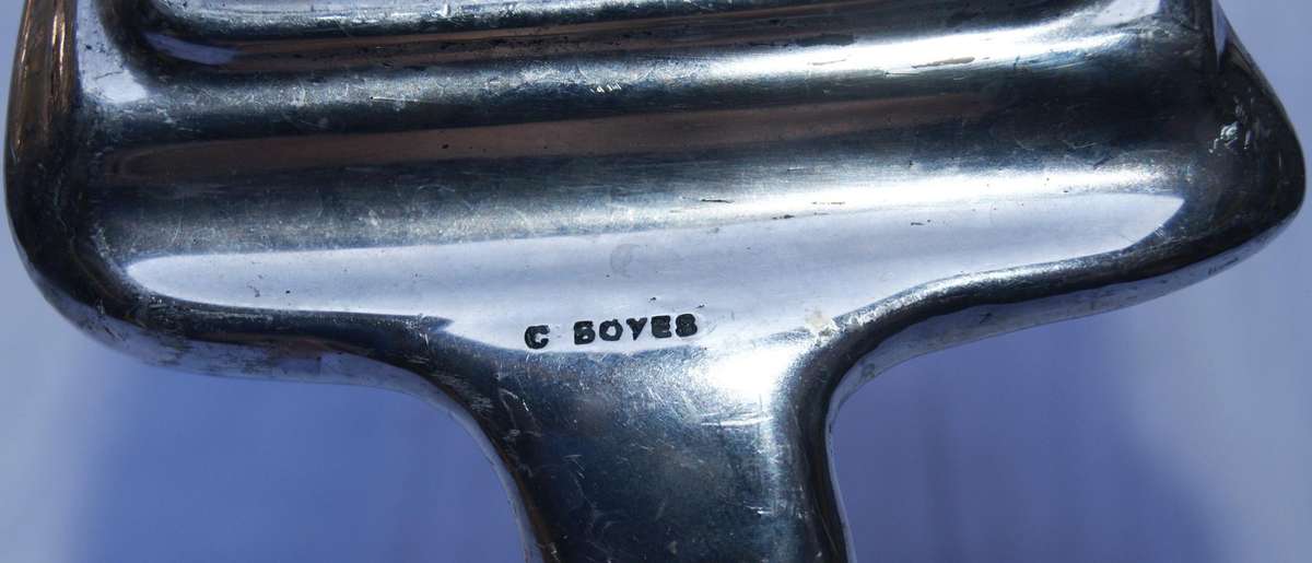 Carrol Boyes Female Diver Toast Rack  Sculptural Pewter Design