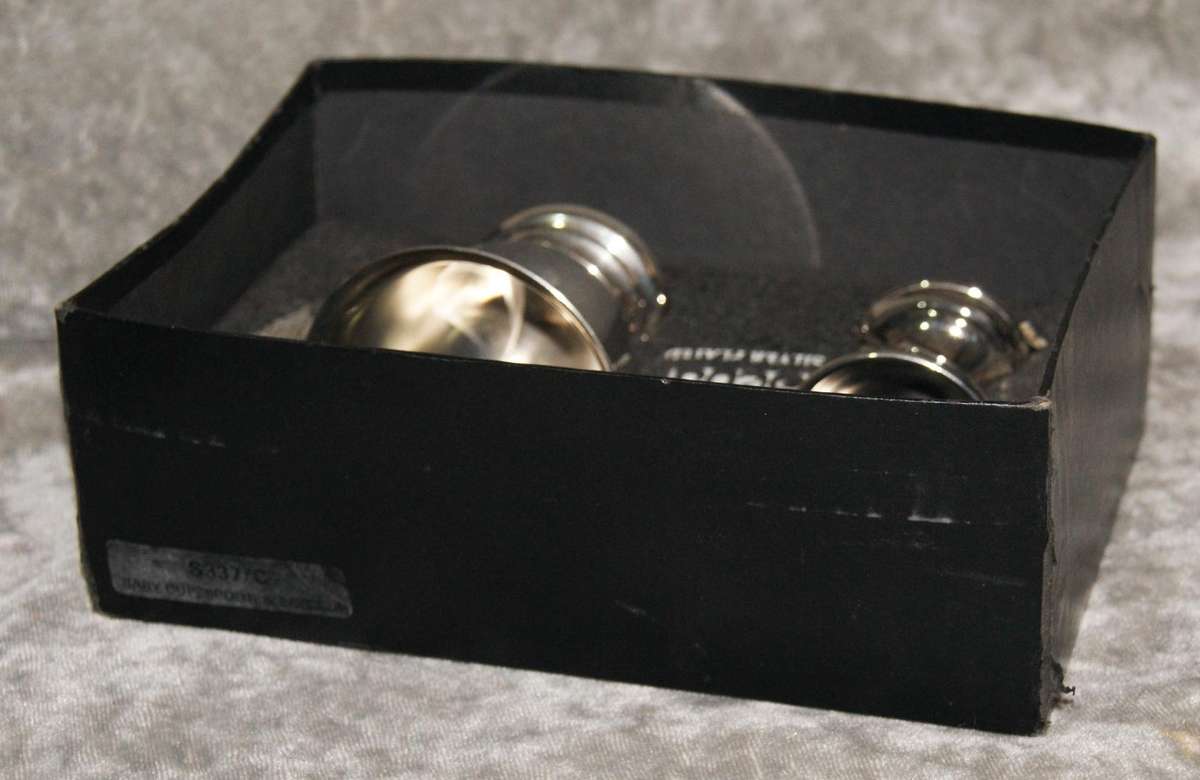Boxed Seba Silver Plated Childrens Set