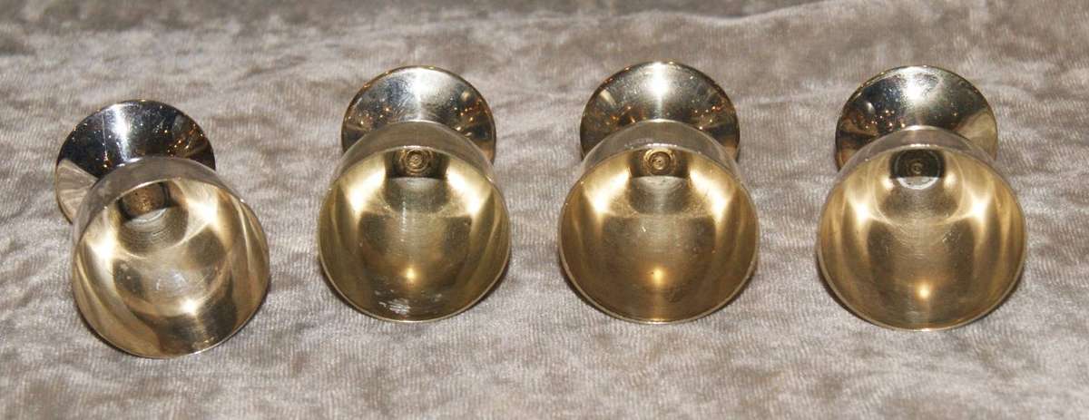 Set of 4 EPNS Egg Cups