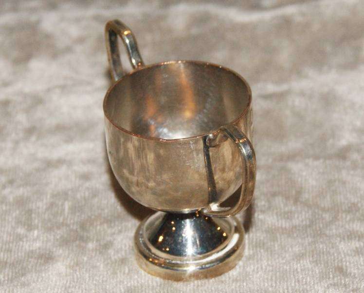 Small Silver Plated Trophy