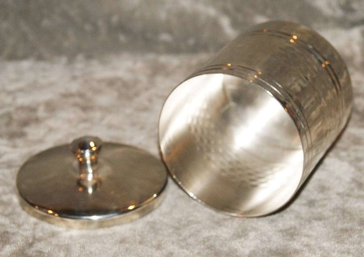 EPNS A1 Plate Tea Caddy