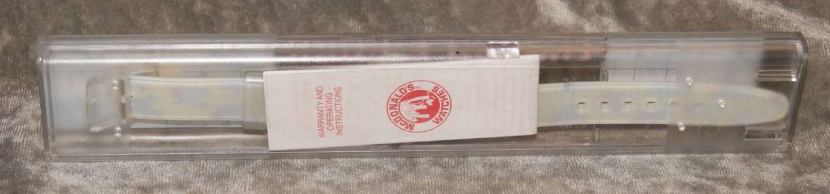 McDonalds Watches Limited Edition Grimace Watch 1995 Brand New in original Case (needs battery)