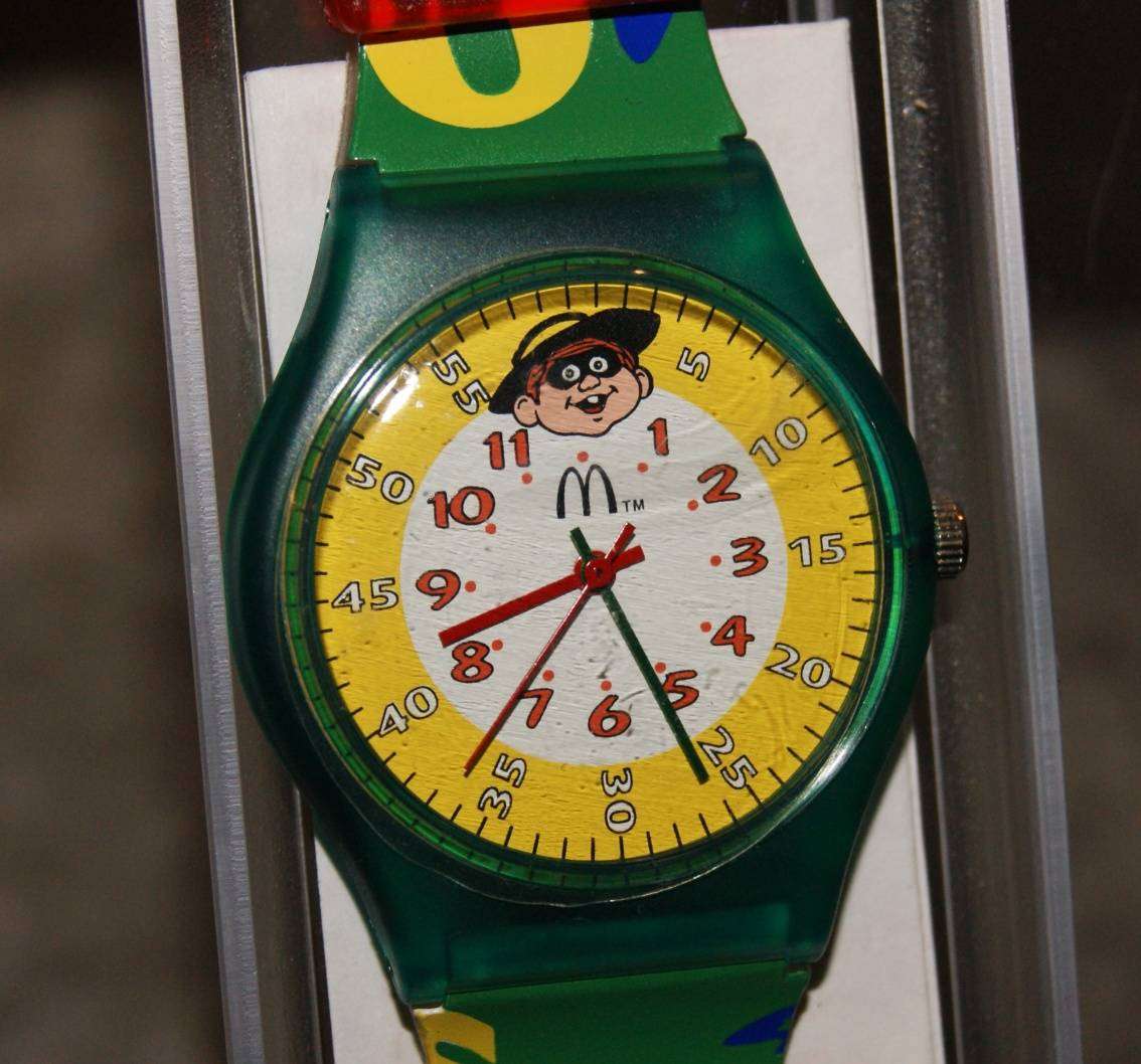 McDonalds Watches Limited Edition Ham Burglar Watch 1995 Brand New in original Case
