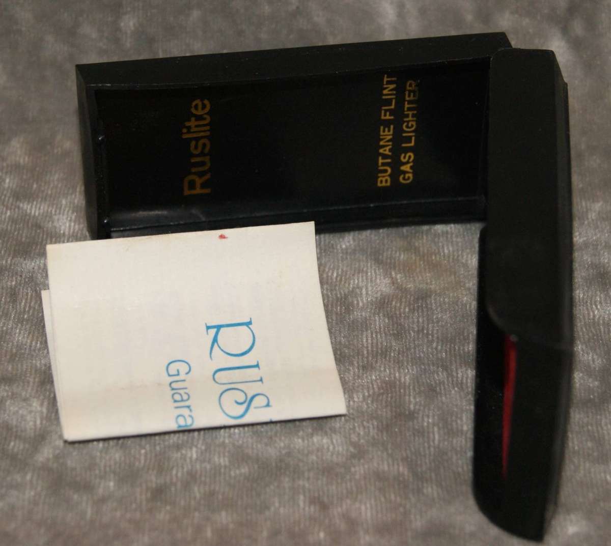 Ruslite Lighter in Original Box with Original Paperwork