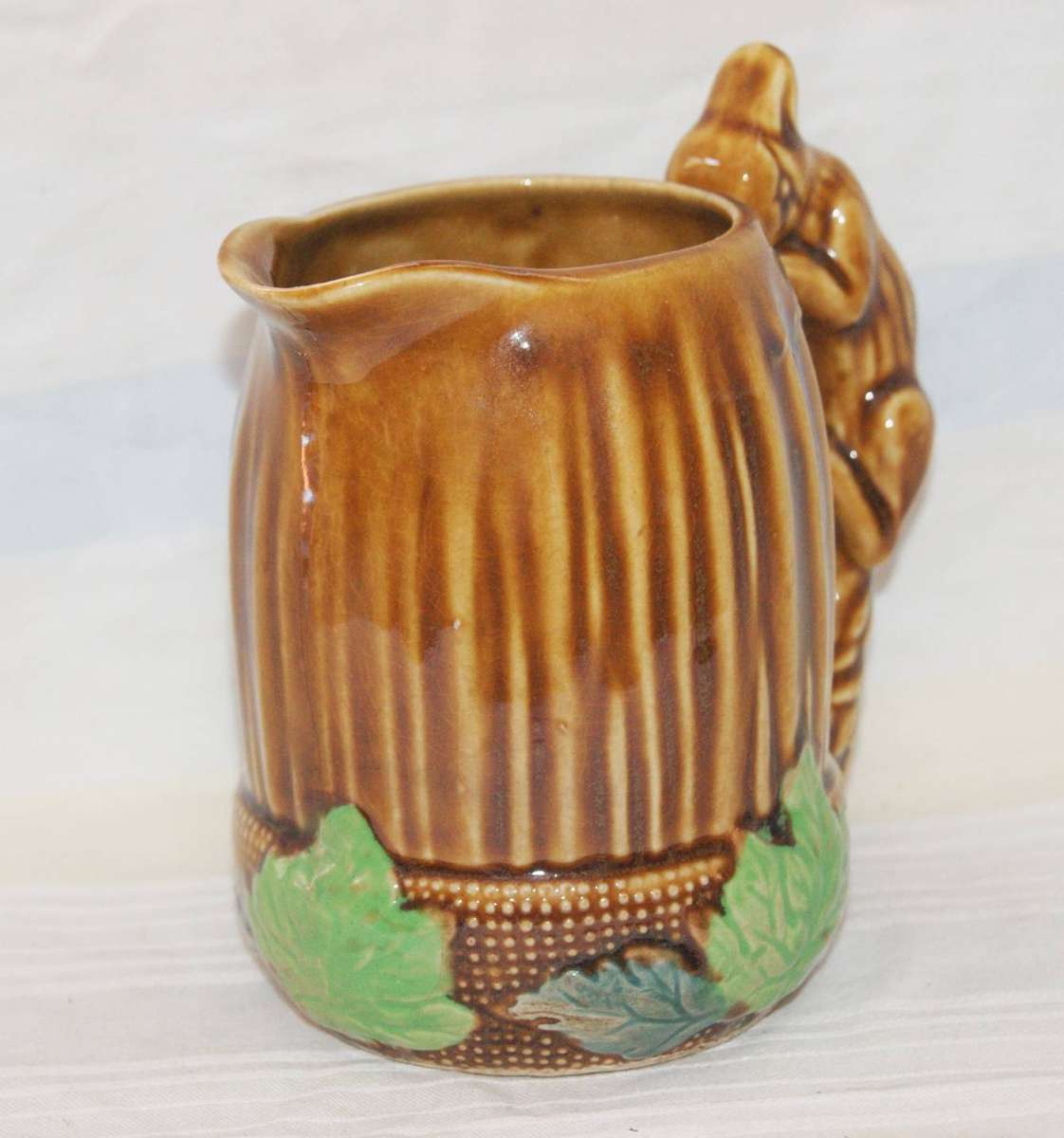 Vintage Acorn and Squirrel Jug