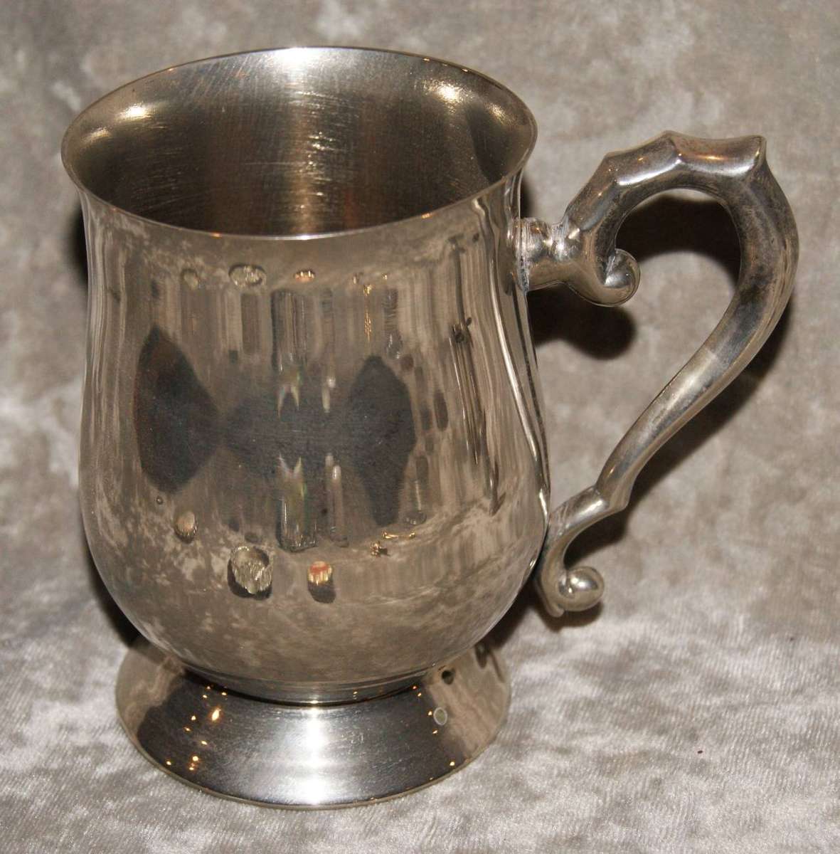 Vintage Silver Plated Beer Mug