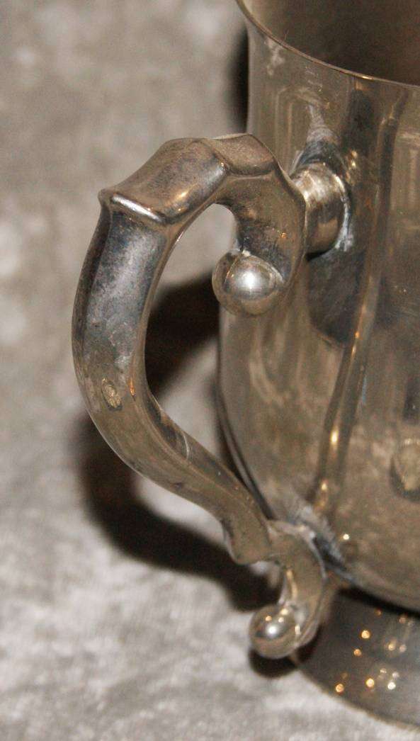 Vintage Silver Plated Beer Mug