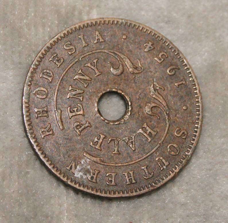 1954 Southern Rhodesia Half Penny (UNC)