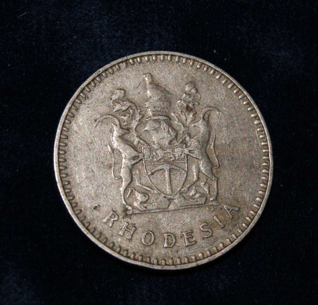 Rhodesia 1977 20c coin