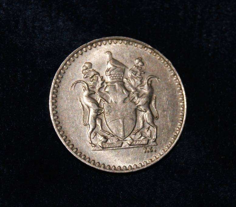 1970 Rhodesia 2.5cent