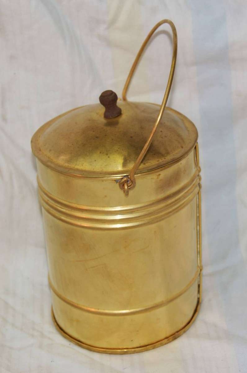 Von Kervel Skool George Brass Storage Container with Lid