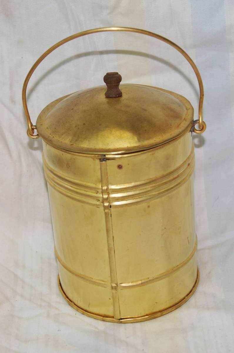 Von Kervel Skool George Brass Storage Container with Lid