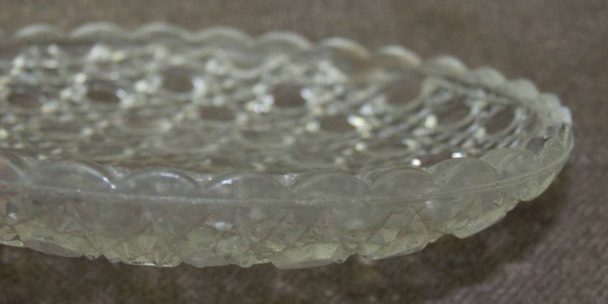 Vintage Pressed Glass Dish