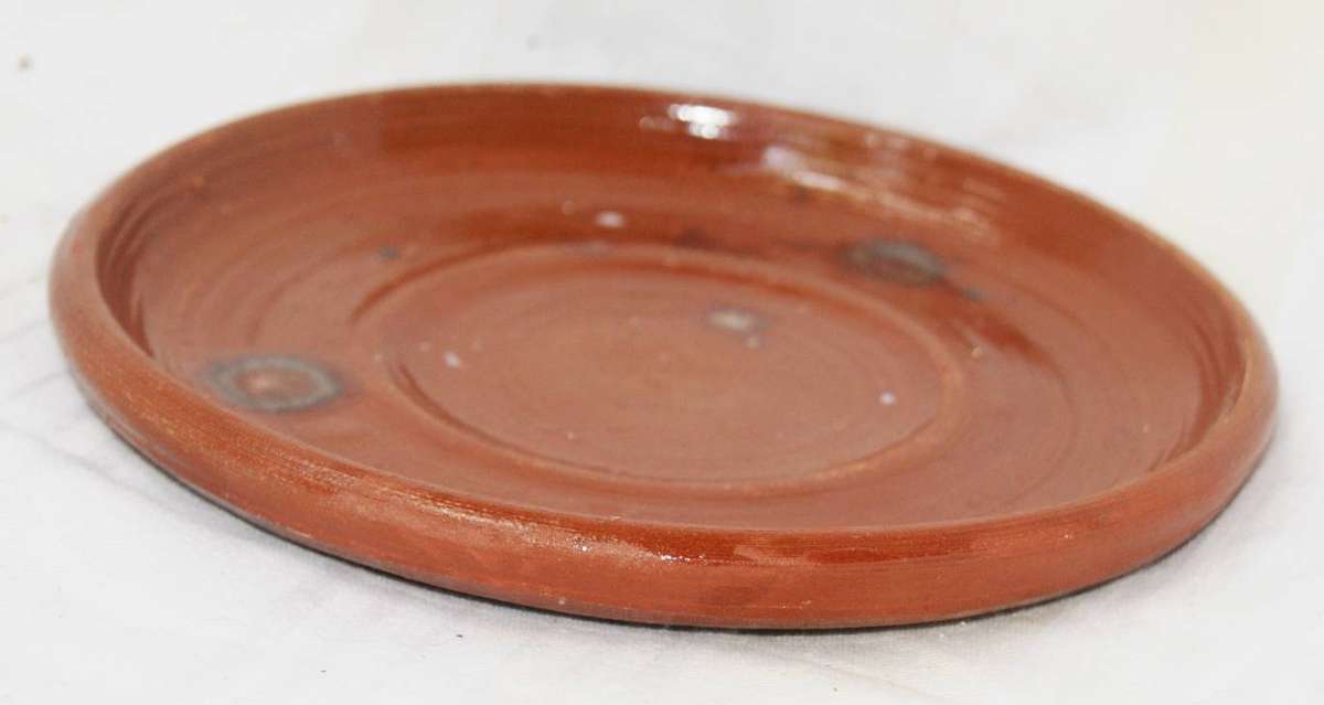 Vintage Stoneware Saucer/ Under Flower Pot Drip Tray (3of5)