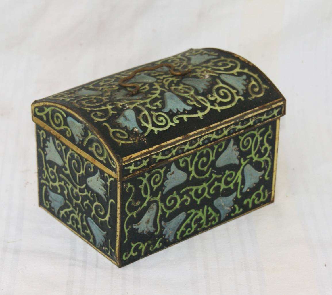 Vintage Chest Shaped Tin