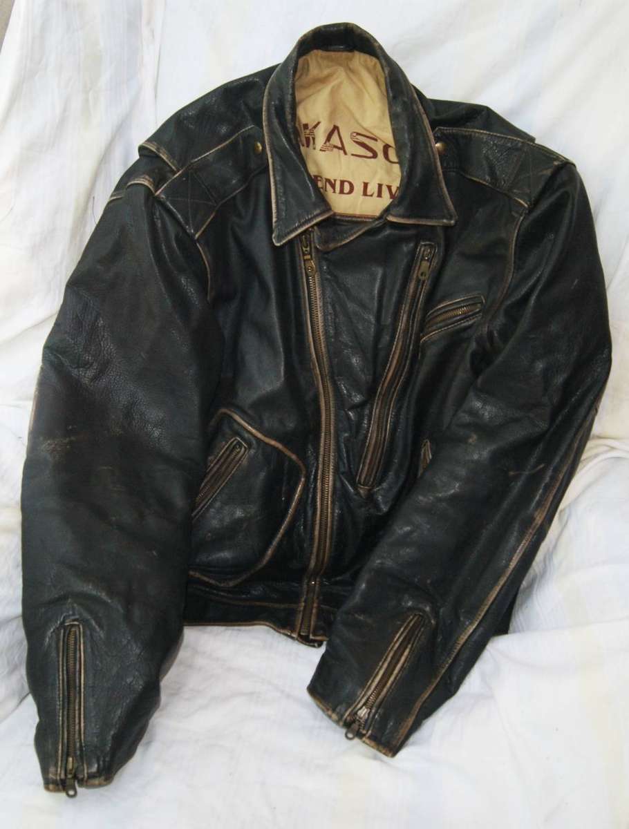 Akaso Leather Biker Jacket (XXL)