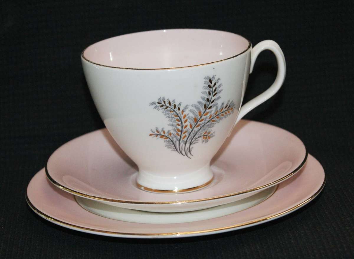 Royal Albert "Sugar Candy" Tea Trio (Rare Pattern)