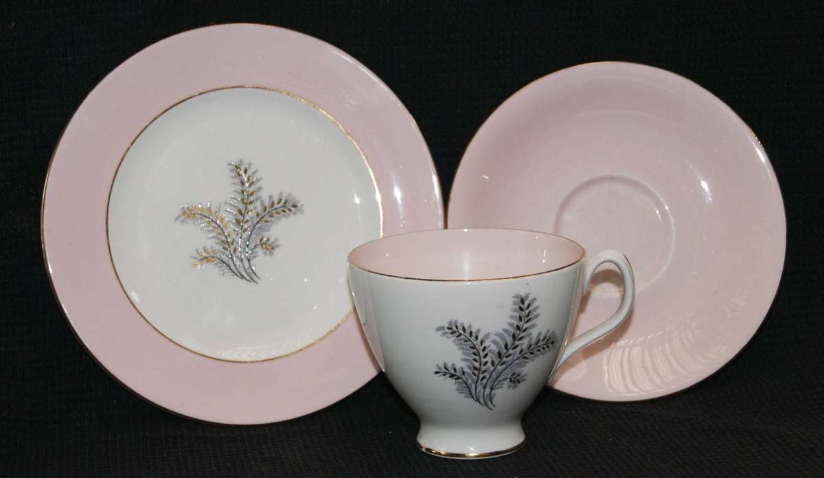 Royal Albert "Sugar Candy" Tea Trio (Rare Pattern)