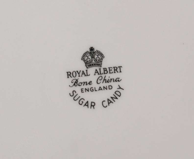 Royal Albert "Sugar Candy" Tea Trio (Rare Pattern)