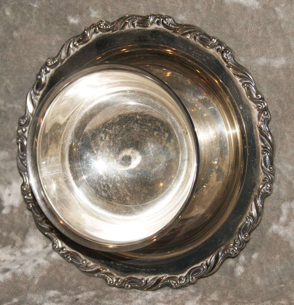 Vintage Silver Plated Snack Dish