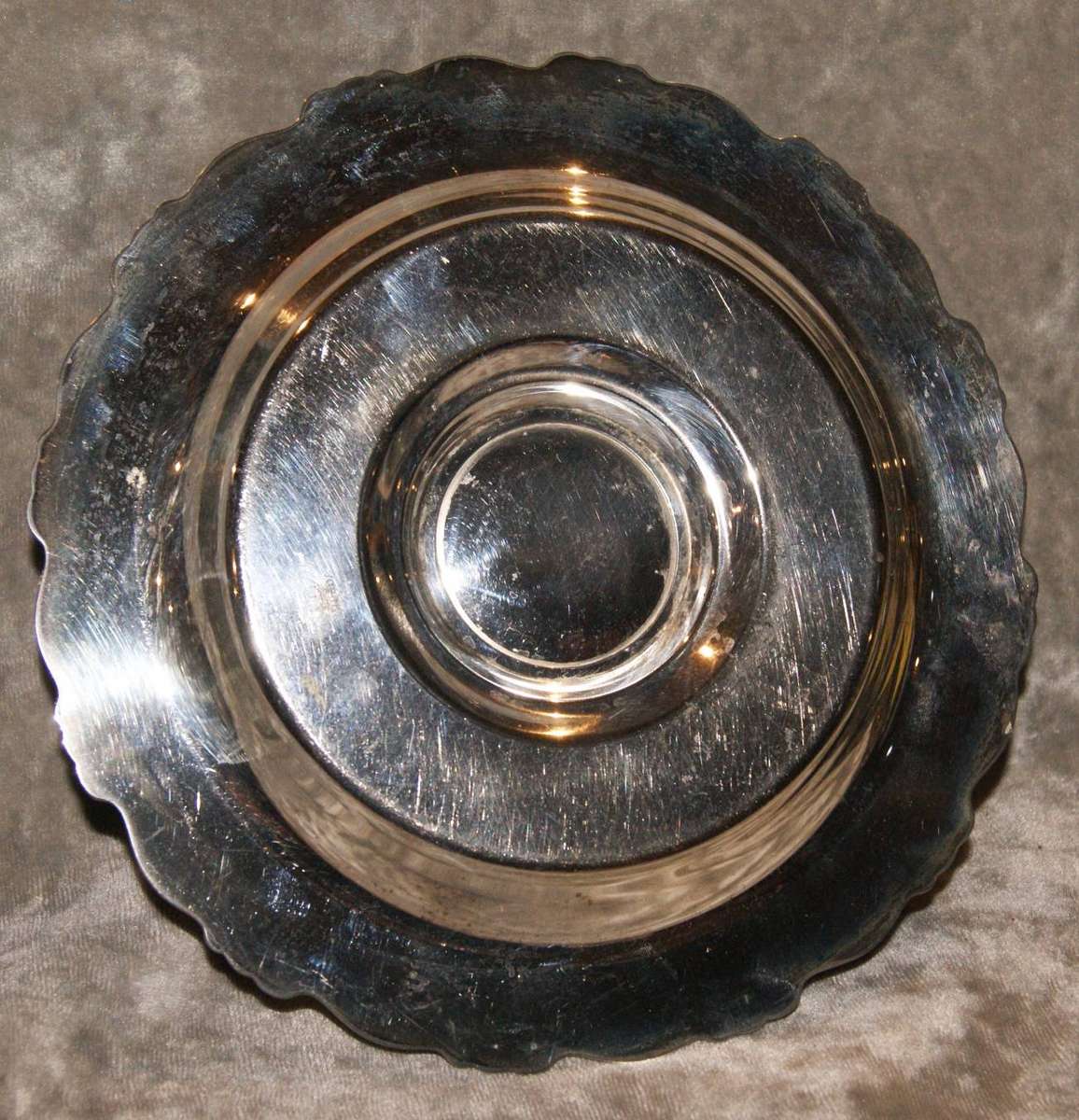 Vintage Silver Plated Snack Dish