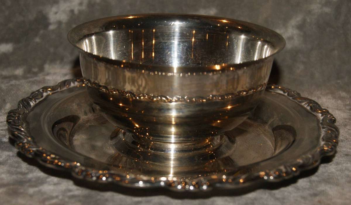 Vintage Silver Plated Snack Dish