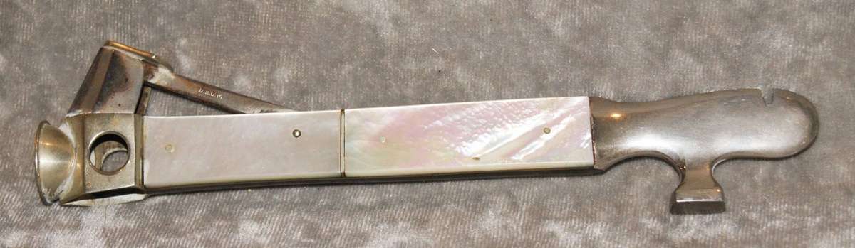Antique Highend Smokers Multitool with Mother of Pearl Handles (D.R.G.M Solingen)